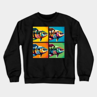 Pop Killifish - Cool Aquarium Fish Crewneck Sweatshirt